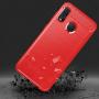 Samsung A20 case,Galaxy A20 Case,Galaxy A30 Case,MAIKEZI Soft TPU Slim Fashion Anti-Fingerprint Non-Slip Protective Phone Case Cover for Samsung Galaxy A20/A30 (Red Brushed TPU)