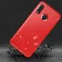Samsung A20 case,Galaxy A20 Case,Galaxy A30 Case,MAIKEZI Soft TPU Slim Fashion Anti-Fingerprint Non-Slip Protective Phone Case Cover for Samsung Galaxy A20/A30 (Red Brushed TPU)