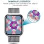 LK [6 Pack] Screen Protector for Apple Watch 38mm Series 3 2 1 and 40mm Series 4 5 - Max Coverage Bubble-Free Scratch-resistant iWatch 38mm / 40mm Flexible TPU Clear Film