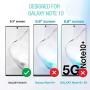 Note 10 Screen Protector Tempered Glass for Galaxy Note 10 [3D Edge Covered] [9H Hardness] [Case Friendly] [Scratch Resistant] [2-Pack] Black a2