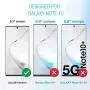 Note 10 Screen Protector Tempered Glass for Galaxy Note 10 [3D Edge Covered] [9H Hardness] [Case Friendly] [Scratch Resistant] [2-Pack] Black a2