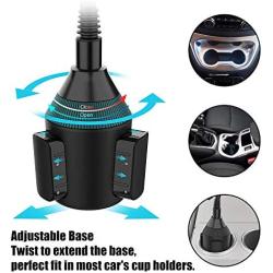 Cup Holder Phone - Mount Universal Adjustable Gooseneck Cup Holder Cradle Car Mount for Cell Phone iPhone Xs/Xr/XS Max/X/8/7 Plus/Galaxy