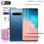Galaxy S10 HD Clear Tempered Glass Screen Protector+Camera Lens Protectors by YEYEBF, [2+2 Pack] [Case-Friendly] [9H Hardness] Full Coverage (Samsung Galaxy S10)