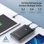 Portable Charger RAVPower 16750mAh Power Bank with 2A Wall Charger (Dual USB Ports, 2A Input, 4.5A Max Output) Cell Phone Charger Battery for iPhone 11/11 Pro/Max/8/X/XS/iPad Pro 2018/Android Devices