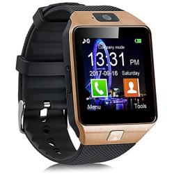 Padgene Bluetooth Smartwatch,Touchscreen Wrist Smart Phone Watch Sports Fitness Tracker with SIM SD Card Slot Camera Pedometer Compatible with Android Smartphone for Kids Men Women