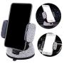 Bestbling Luxury Rhinestone Bling Universal Car Stand Phone Holder Air Vent Car Mount Stand Holder Compatible with iPhone X 8 Plus 7 Plus SE 6s 6 Plus 6 5s 5 4s 4 (Silver)
