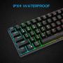 Dierya DK61 Pro Bluetooth 5.1 Mechanical Gaming Keyboard 60% Wireless/Wired PBT Keycap RGB Backlit Compact 61 Keys Computer Mini Keyboard with Full Keys Programmable (Gateron Optical Brown Switch)