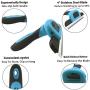 gonicc Professional Dog and Cat Brush for Shedding, Ideal Deshedding Tool, for Long & Short Haired Pets.