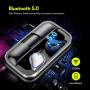 Upgraded Version True Wireless Earbuds TWS Mifo O5 Plus Bluetooth 5.0 Sport Wireless Headphones Hi-Fi Stereo Sound IPX7 Waterproof Wireless Earbuds for iPhone 100h Playtime with 2600mAh Charging Case