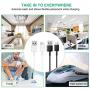 YesTree Type C Fast Charger, 2 Pack Adaptive Fast Charging Wall Charger and 5Feet USB Type C Data Cable Kit Compatible with Samsung Galaxy S8/ S9 Note8/ S8 Plus/S9 Plus/Other Smartphones(Black+ White)