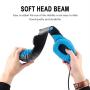AMA(TM) Game LED Headphone,Foldable with Mic 3.5mm Stereo Sound Wired Gaming USB Headset for Ps4, Cell Phone, PC, TV Portable