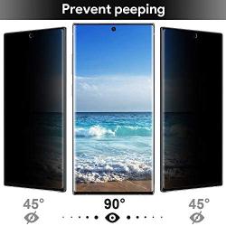 Galaxy Note 10 Privacy Screen Protector, Defender 9H Hardness Case Friendly Anti-spy Peeking Tempered Glass Screen Protector, for Samsung Galaxy Note 10