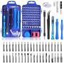 Apsung 110 in 1 Precision Screwdriver Set with Slotted, Phillips, Torx& More Bits, Non-Slip Magnetic Electronics Tool Kit for Repair iPhone, Android, Computer, Laptop, Watch, Glasses, PC etc (Blue)