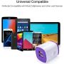 USB Charger Wall Plug, Phone Charger Box, AndHot 5-Pack Home Travel 2.1Amp Dual Port USB Wall Charger Quick Charging Block Cube Brick Compatible with iPhone 8 7 6S, iPad, Samsung, Android Phone,Kindle