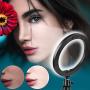 Selfie Ring Light 10" with Tripod Stand & Phone Holder for Live Streaming & YouTube Video, Makeup Ring Light & Dimmable Desk Ring Light with Wireless Remote for Photography with iPhone Android
