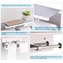 Zerone Double Toilet Paper Holder, SUS304 Stainless Steel Bathroom Dual Paper Tissue Paper Roll Holder Hanger Wall Mount with Mobile Phone Storage Shelf Rack