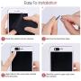 Laptop Camera Cover Slide, Anti-spy Webcam Cover for Laptop, PC, MacBook,iMac,Computer,iPad,Smartphone,Echo Spot,Tablet,Ultra Thin Camera Slide Blocker