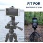 Universal Smartphone Cell Phone Mount Holder Adapter for Tripods or Stands with Standard 1/4 Inch Mount Screw, can Rotates Vertically and Horizontally