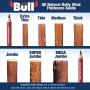 ValueBull Bully Sticks for Dogs, Jumbo 6 Inch, 50 Count - All Natural Dog Treats, 100% Beef Pizzle, Single Ingredient Rawhide Alternative
