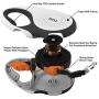 TUG 360° Tangle-Free, Heavy Duty Retractable Dog Leash with Anti-Slip Handle; 16 ft Strong Nylon Tape/Ribbon; One-Handed Brake, Pause, Lock
