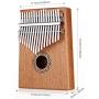 Kalimba 17 Keys Thumb Piano, Natural Wood, with basic course Tune Hammer, for Adult Kids Beginners, for Gifts