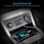 MICTUNING UC001 2.1A Dual USB Power Socket Compatible with Smart Phone PDA iPad iPhone Charger Replacement for Toyota