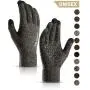 TRENDOUX Winter Gloves for Men and Women - Upgraded Touch Screen Anti-Slip Silicone Gel - Elastic Cuff - Thermal Soft Wool Lining - Knit Stretchy Material TRENDOUX Winter Gloves for Men and Women - Upgraded Touch Screen Anti-Slip Silicone Gel - Elastic Cuff - Thermal Soft Wool Lining - Knit Stretchy Material