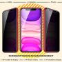 BAZO 2 Pack Tempered Glass Privacy Screen Protector and 2 Pack Camera Lens Protector for iPhone 11 (6.1 inch) [Anti-Scratch] [Alignment Easy Installation Frame] HD [Fit with Most Cases]