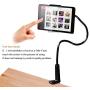 FeelPower Cell Phone Stand Holder, Tablet Clip Holder,Long Arm Gooseneck Flexible Lazy Bracket for ipad/iPhone X/8/7/6/6s Plus Samsung S8/S7 Mount for Desktop Bedroom, Office, Bathroom, Kitchen.