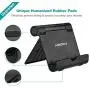 Aibocn Multi-Angle Cell Phone Stand, Adjustable Flodable Holder for Tablets Smartphones and E-Readers Compatible with iPhone iPad Air iPod Samsung Galaxy and More, Black Aibocn Multi-Angle Cell Phone Stand, Adjustable Flodable Holder for Tablets Smartphones and E-Readers Compatible with iPhone iPad Air iPod Samsung Galaxy and More, Black