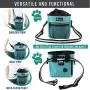 PetAmi Dog Treat Pouch | Dog Training Pouch Bag with Waist Shoulder Strap, Poop Bag Dispenser and Collapsible Bowl | Treat Training Bag for Treats, Kibbles, Pet Toys | 3 Ways to Wear