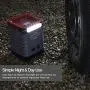 MOTOMASTER Portable Air Inflator-Compressor | Dual Motor 120PSI High Pressure, High Volume | Programmable Digital Display Provides Live Data | DC | For Tires, Bikes, Balloons, Auto, and Balls