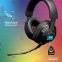 JBL Quantum 400 - Wired Over-Ear Gaming Headphones with USB and Game-Chat Balance Dial - Black