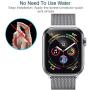 LK [6 Pack] Screen Protector for Apple Watch (42mm Series 3 2 1 44mm Series 5 4 Compatible) Max Coverage [Anti-Bubble] HD Clear Film