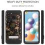 Evocel Galaxy A21 Explorer Series Pro with Glass Screen Protector and Belt Clip Holster for The Samsung Galaxy A21, Camouflage