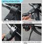 TOPCABIN Bike Kickstand Adjustable Aluminium Alloy Bicycle Kickstand Bike Side Kickstand Fit for 22" 24" 26" 28" Mountain Bike/700 Road Bike/BMX/MTB