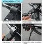 TOPCABIN Bike Kickstand Adjustable Aluminium Alloy Bicycle Kickstand Bike Side Kickstand Fit for 22&quot 24&quot 26&quot 28&quot Mountain Bike/700 Road Bike/BMX/MTB