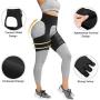 Larry&Marry Body 3-in-1 Waist Trimmer Belt Waist and Thigh Trimmer for Women Weight Loss Butt Lifter Adjustable Siamese Girdle Body Shaper