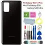 Galaxy S20+ Back Glass Cover Housing Door Replacement for Samsung Galaxy S20+/S20 Plus 6.7" SM-G985 (Cosmic Black)