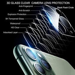 [3 Pack] Tamoria iPhone 11 Pro /11 Pro Max Camera Lens Protector 3D Oneness HD Clear 9H Tempered Glass Anti-Scratch Anti-Fingerprints No Bubbles Smooth Touch iPhone 11 Pro Max / iPhone 11 Pro Camera Screen Protector