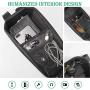 SHINYLIFE Electric Scooter Handlebar Bag,EVA Multi-Purpose Waterproof Scooter Storage Bag,Large Capacity Scooter Front Tube Hard Shell Bag Bike Handlebar Bag with Adjustable Velcro Straps