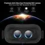 DESTEK V5 VR Headset, 110°FOV Anti-Blue Light Eye Protected HD Virtual Reality Headset w/Bluetooth Controller for iPhone 11/Pro/X/Xs/XR/Max,for Samsung S20/S10/Note 10/9/Plus,Phones w/5.5-6.8in Screen