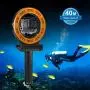 MEIKON LED Underwater Light, Waterproof 40m Diving Fill Light IPX8 Waterproof Flash Ring Light 3 Modes with 30pcs LED for GoPro Hero 6/5/4/3 /3/2/1 SJCAM and Other Action Camera (Rechargeable) MEIKON LED Underwater Light, Waterproof 40m Diving Fill Light IPX8 Waterproof Flash Ring Light 3 Modes with 30pcs LED for GoPro Hero 6/5/4/3 /3/2/1 SJCAM and Other Action Camera (Rechargeable)