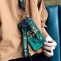 Ins jade wristband Huawei P20 mobile phone shell silicone all-inclusive P20 youth protection P20 pro net red ink green lanyard