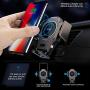 Wireless Car Charger, 10W/7.5W/5W Qi Fast Wireless Car Charger Mount, Infrared Induction Auto-Clamping Air Vent Car Wireless Charger for iPhone, Android Wireless Charging Series
