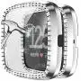 Landhoo Silver Hard Case Compatible with Fitbit Versa 2 Screen Protector Bling, PC case That Have Clarity PMMA Screen Protector and Shiny Diamond Bumper Overall Protective Cover for Women Watch. Landhoo Silver Hard Case Compatible with Fitbit Versa 2 Screen Protector Bling, PC case That Have Clarity PMMA Screen Protector and Shiny Diamond Bumper Overall Protective Cover for Women Watch.