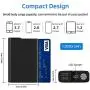 Portable Phone Charger 12000mAh Fast Charge Ultra Mini Power Bank External Battery Packs Dual USB Ports Type C 2.4A with LCD Display Powerpack for iPhone iPad Samsung Galaxy Smartphone Nintendo Switch