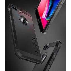 Spigen Tough Armor [2nd Generation] Designed for Apple iPhone 8 Plus Case (2017) / Designed for iPhone 7 Plus Case (2016) - Black