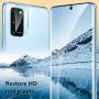 [ 3 Pack] UniqueMe Camera Lens Protector for Samsung Galaxy S20 Plus 5G / 4G Screen Protector Tempered Glass [Ultra-Thin] Case Friendly Easy Installation【6.7 Inch】