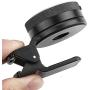 Universal Clip-On Mini LED Light Portable Pocket Spotlight for iPhone, iPad, iPod, Samsung, LG, Motorola, HTC, Nokia, Cell Phones and Tablets Camera Video Light (Chrome)